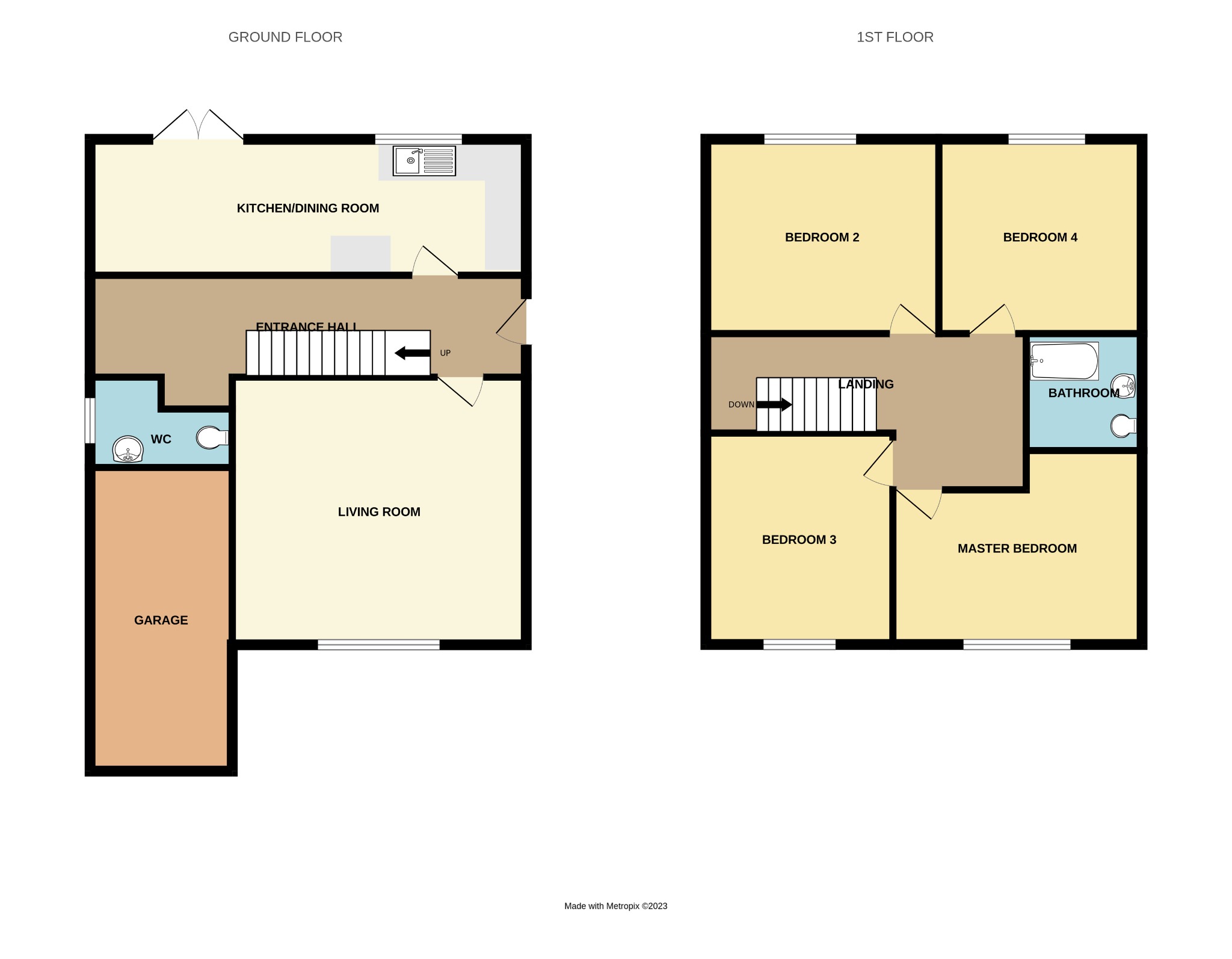 Teigngrace, Shoeburyness, SouthendOnSea SS3, 4 bedroom linkdetached