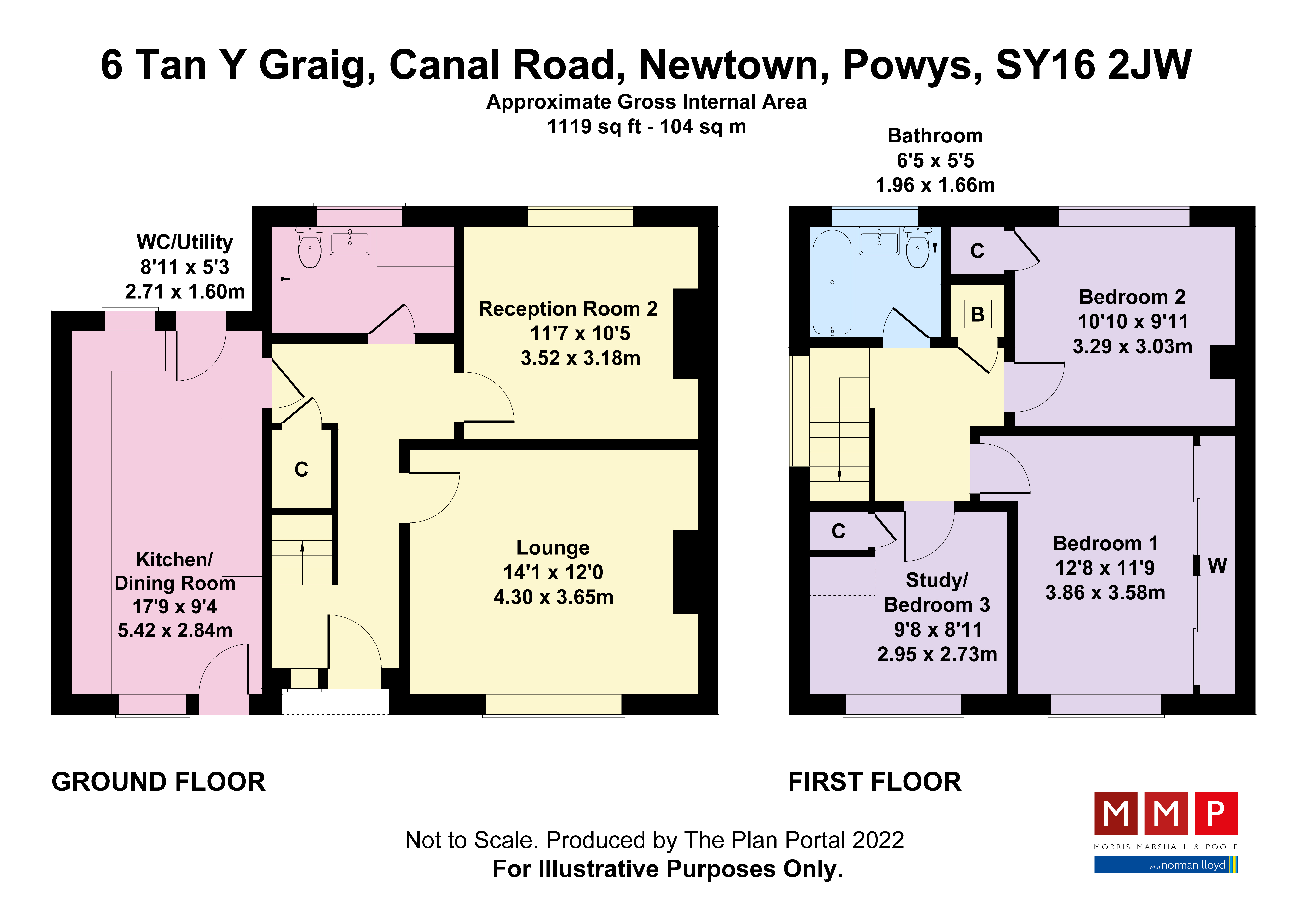 Tan Y Graig, Canal Road, Newtown, Powys SY16, 3 bedroom semidetached house for sale 63563197