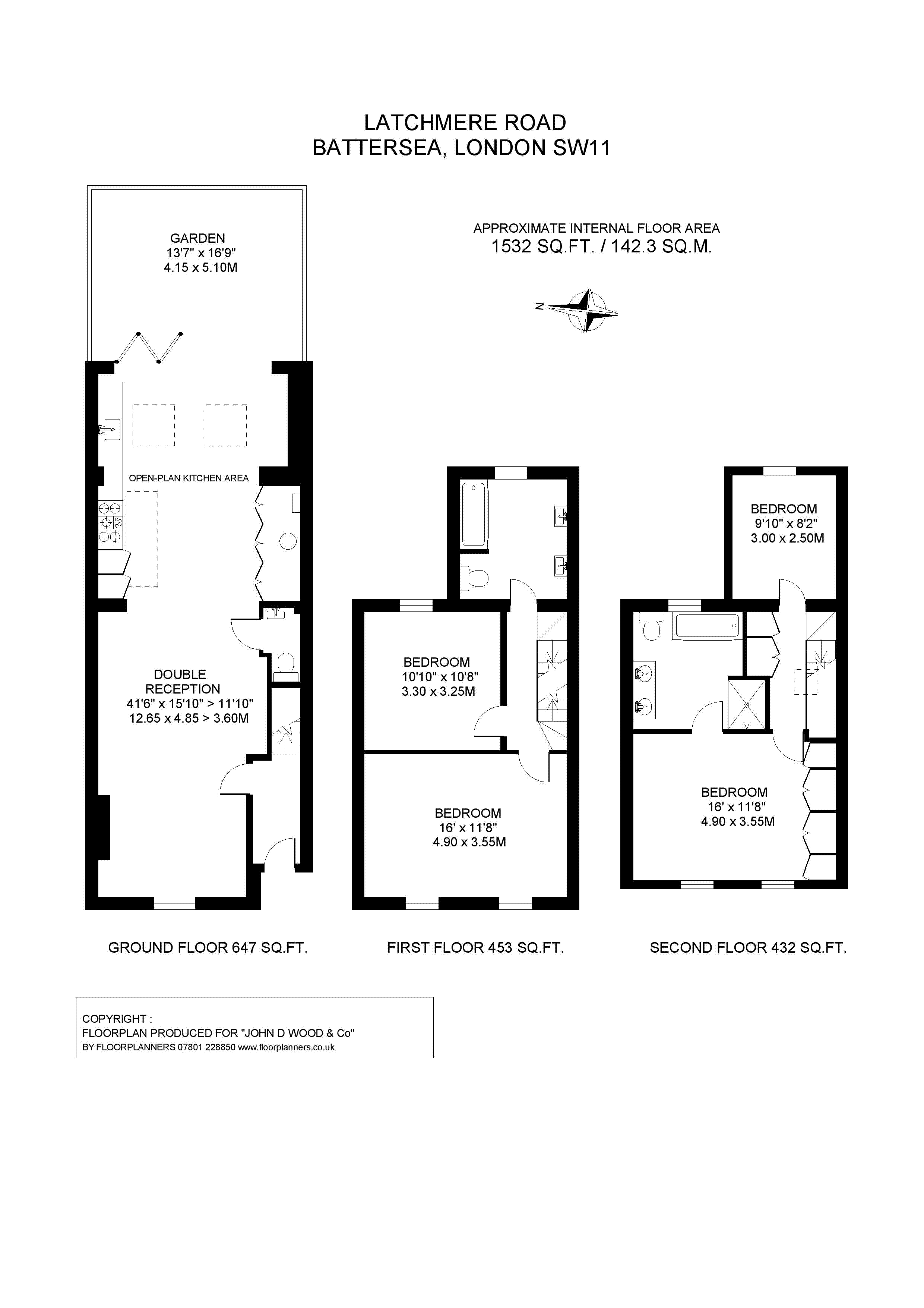 Latchmere Road, Battersea, London SW11, 4 bedroom terraced house for