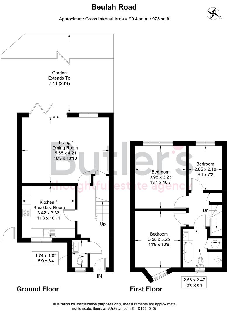 Beulah Road, Sutton SM1, 3 bedroom terraced house for sale 66390021
