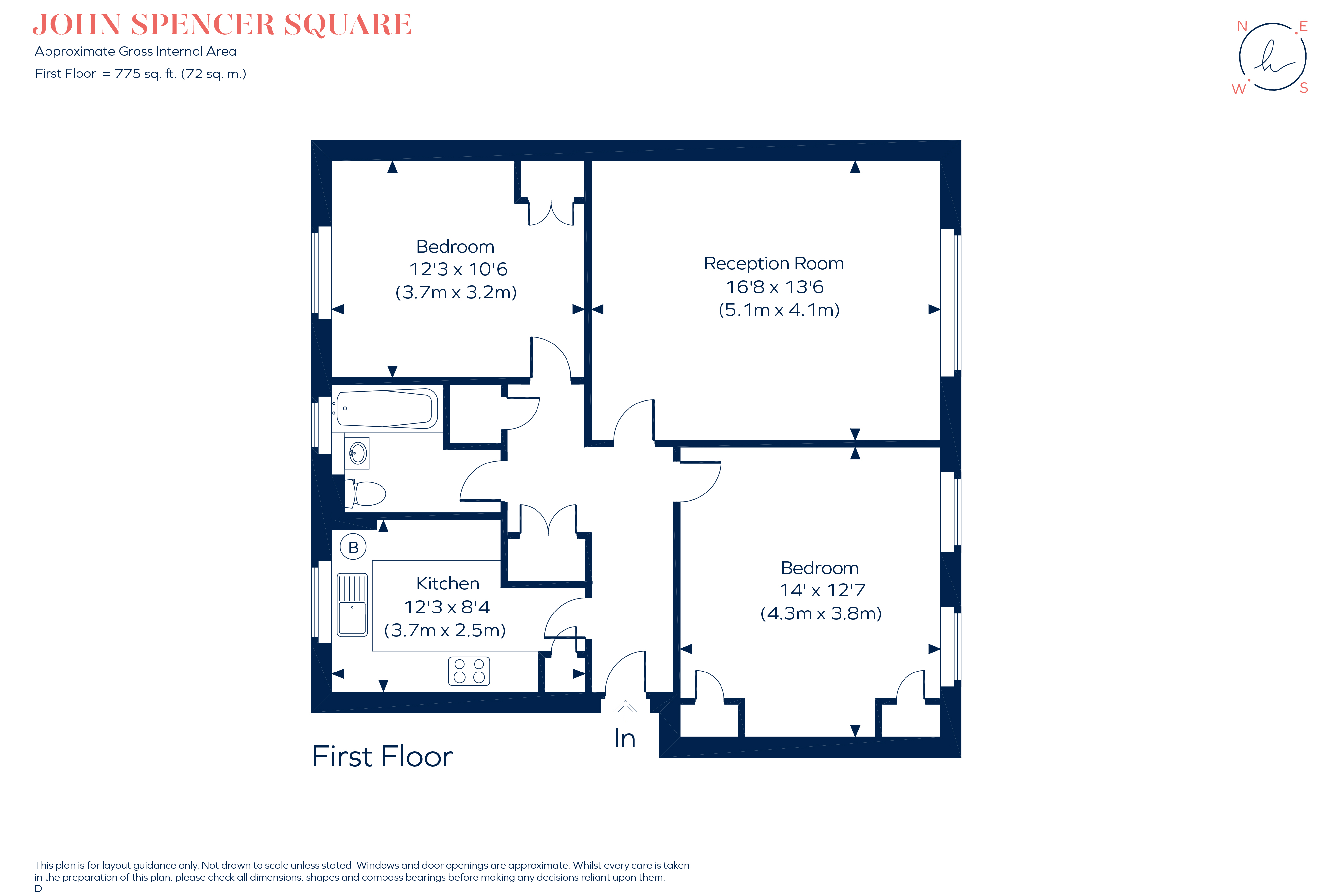 John Spencer Square, London N1, 2 bedroom flat for sale 61477450