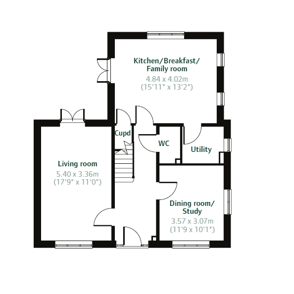 "The Foxford" at St. Andrews Road, Malvern Link WR14, 4 bedroom