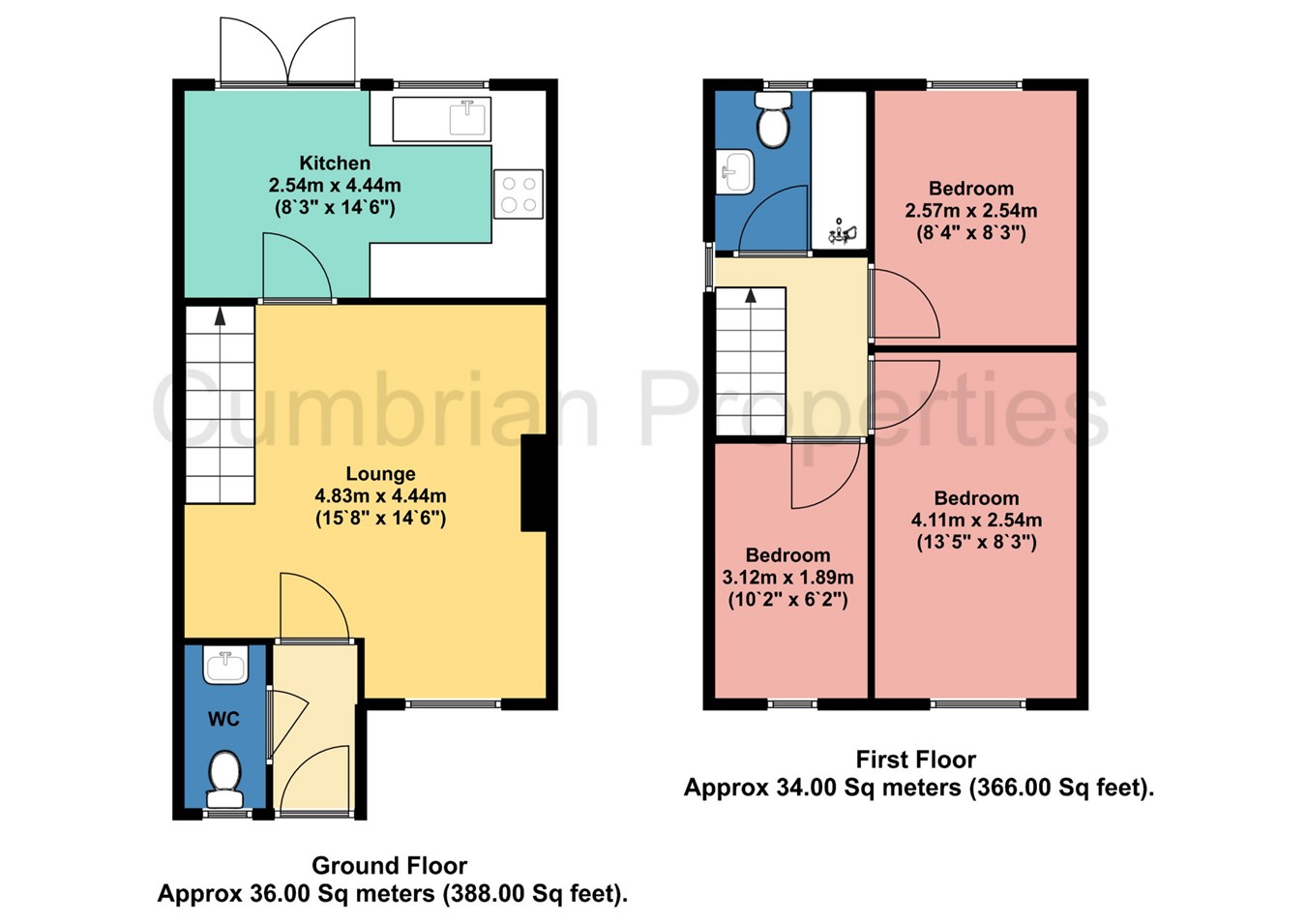 Watermans Walk, Oakland View, Carlisle CA1, 3 bedroom semidetached