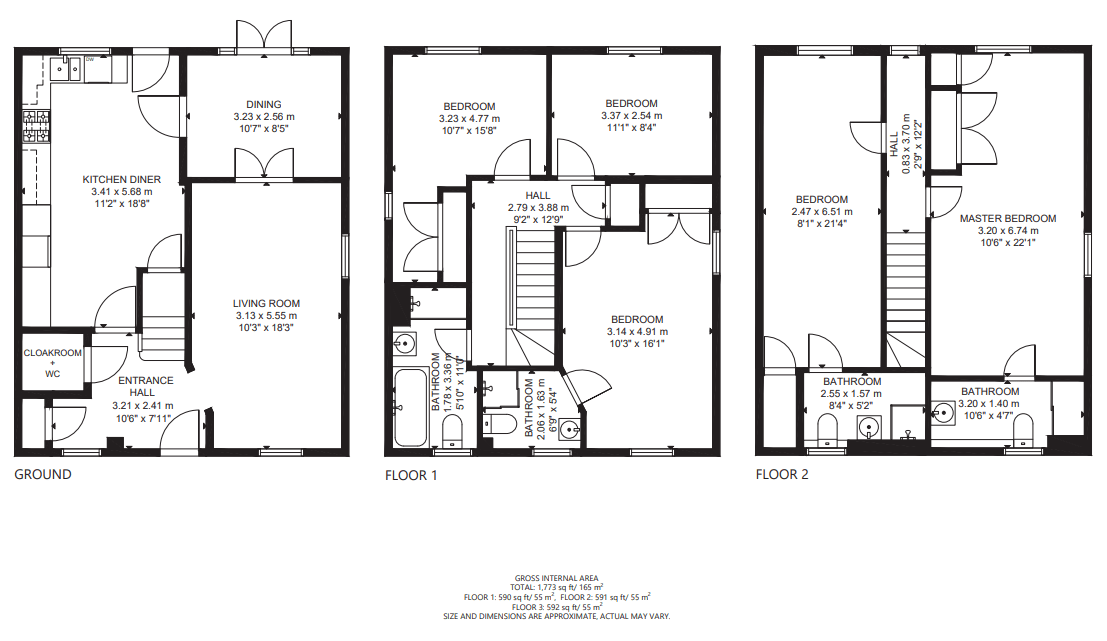 New home, 5 bed detached house for sale in Fieldstone, Houghton Regis