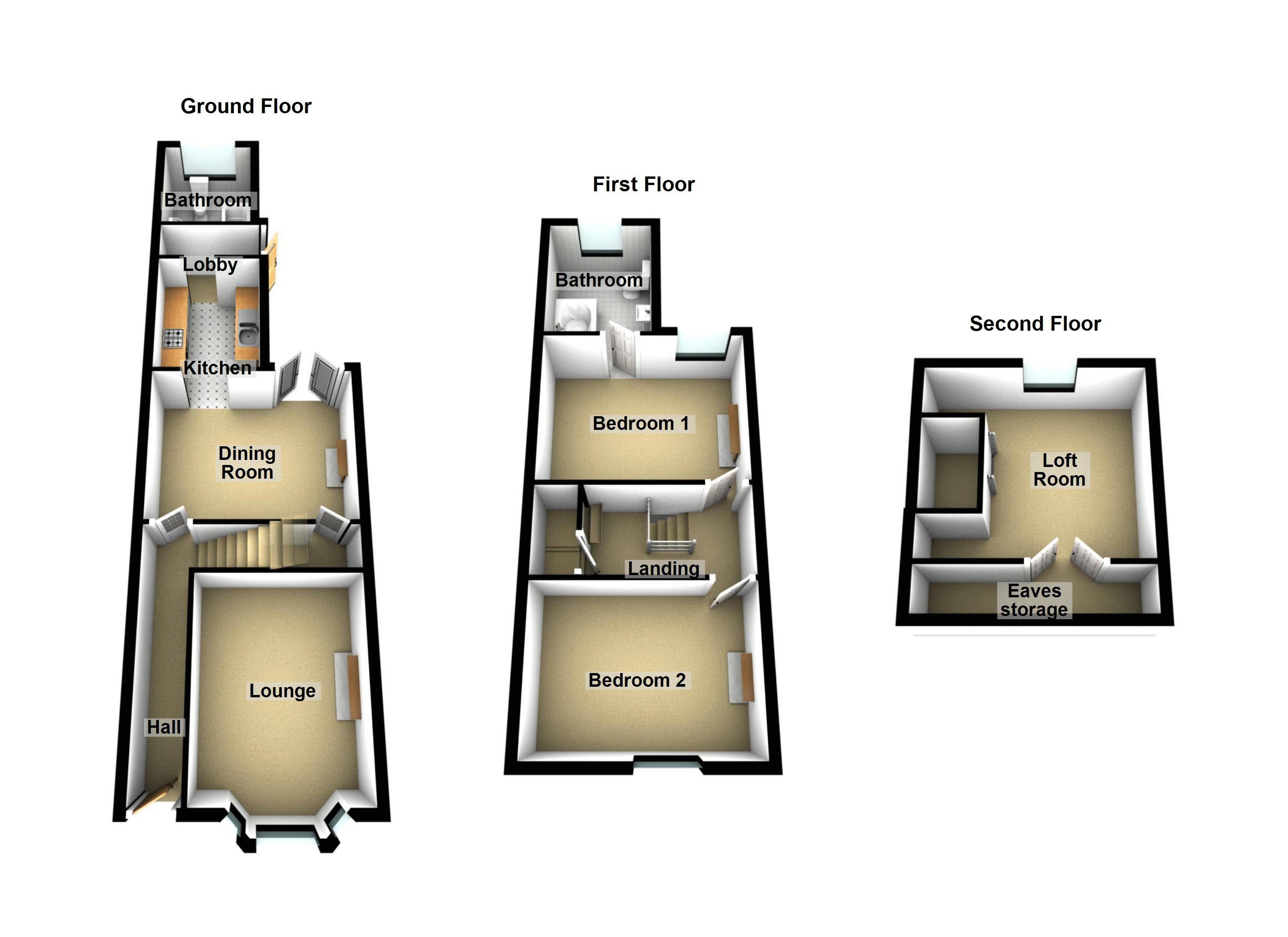 Gloucester Road, Trowbridge BA14, 3 bedroom terraced house for sale