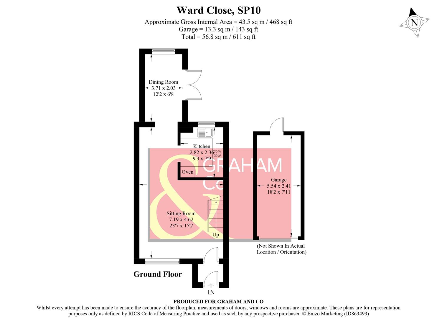 Ward Close, Andover SP10, 3 bedroom semidetached house for sale