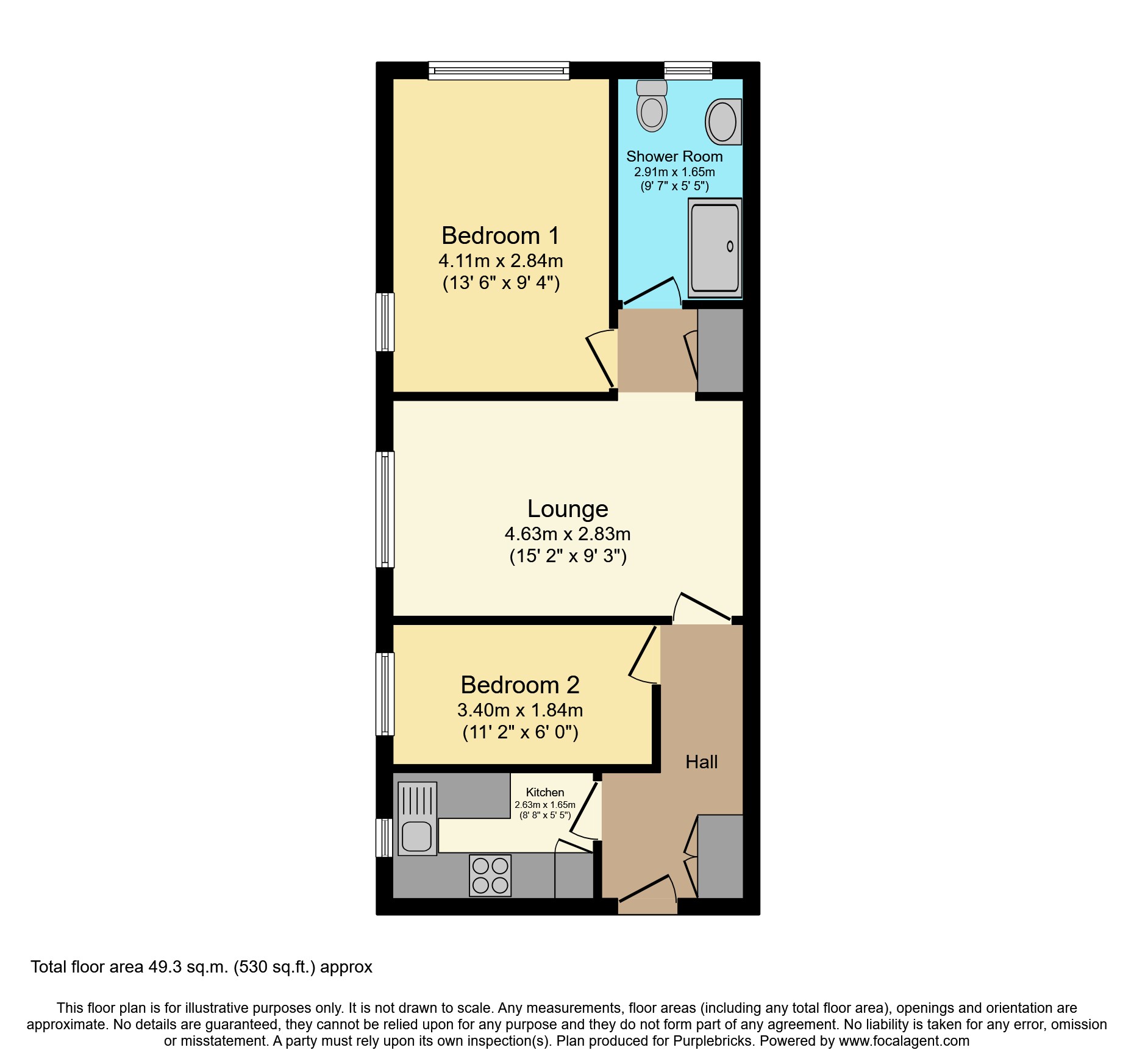Elmers End Road, London SE20, 2 bedroom flat for sale 64893423