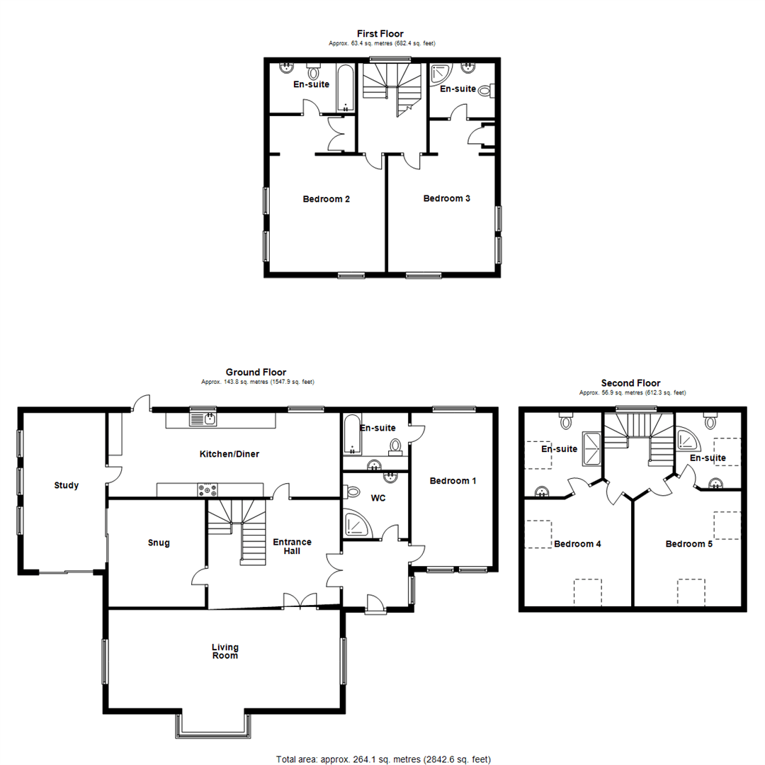 Beaumaris Grove, Shenley Church End, Milton Keynes MK5, 5 bedroom detached house for sale
