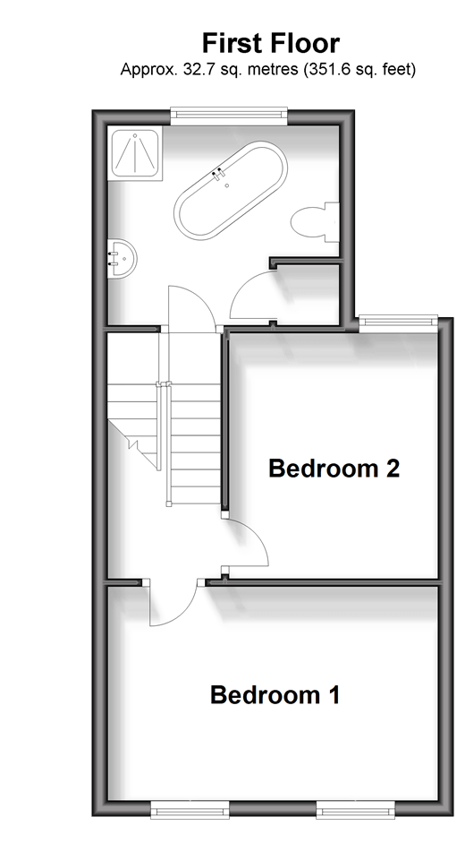 Main Road, Sutton At Hone, Kent DA4, 2 bedroom terraced house for sale