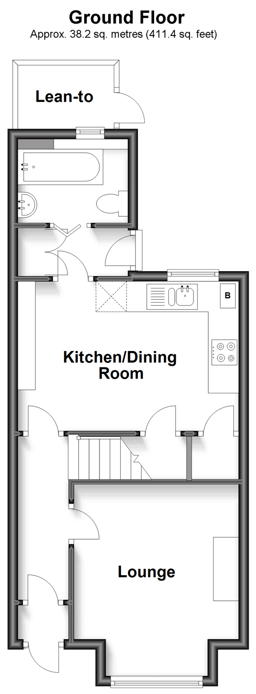 Constance Road, Sutton, Surrey SM1, 2 bedroom terraced house for sale