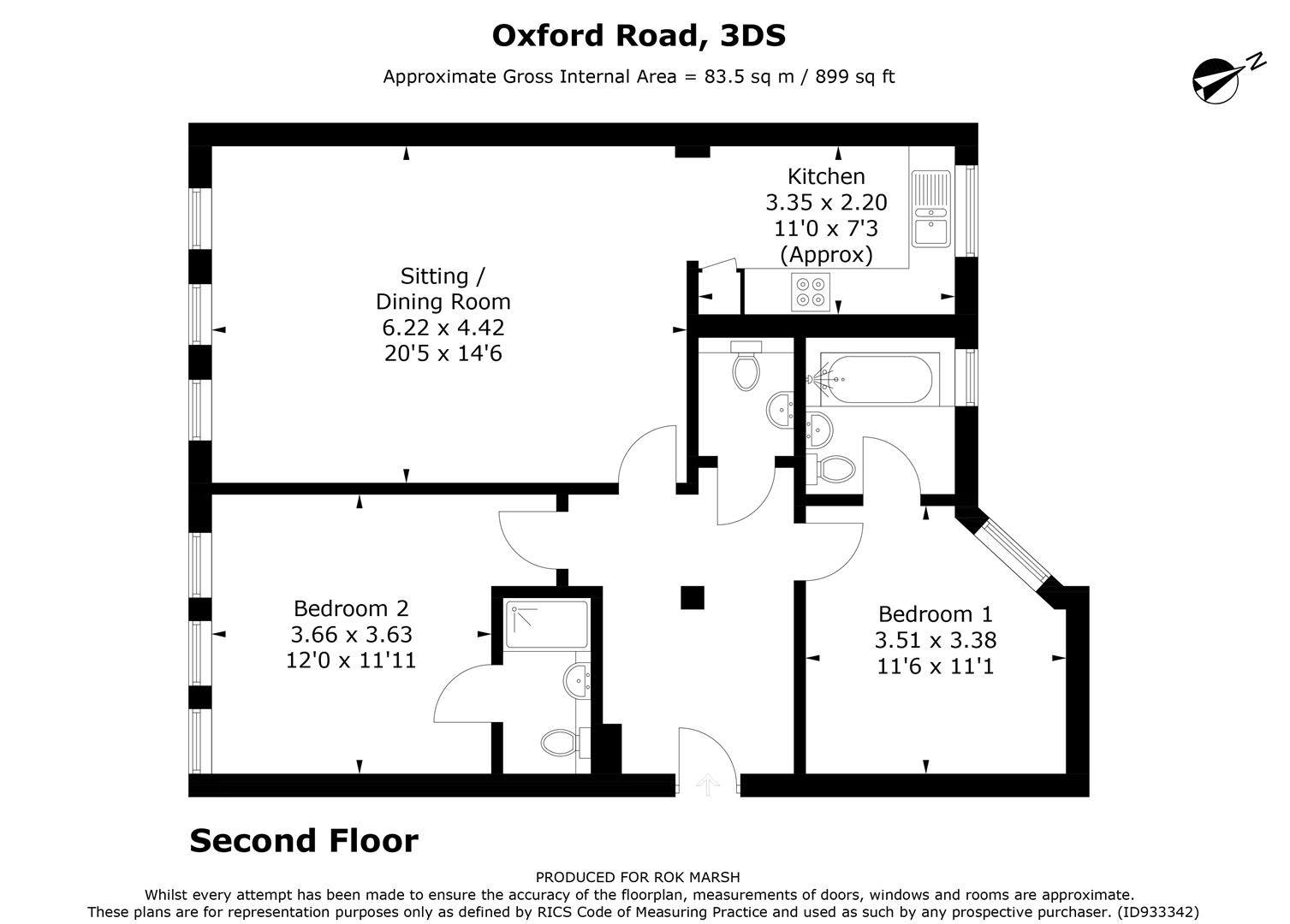 Oxford Street, Southampton SO14, 2 bedroom flat for sale 64065396