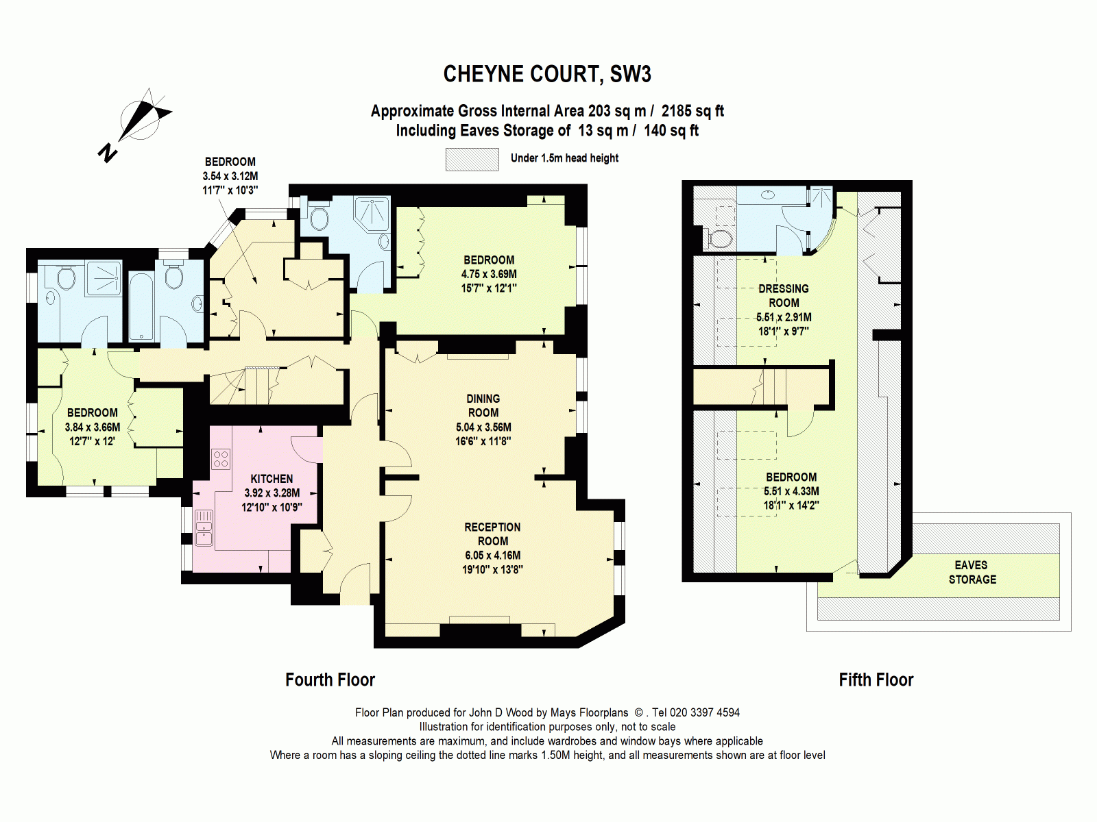Cheyne Court, Chelsea, London SW3, 4 bedroom flat for sale 56228767