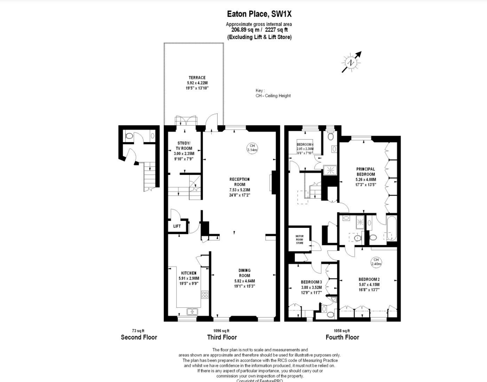 Eaton Place, London SW1X, 4 bedroom duplex for sale 66451037