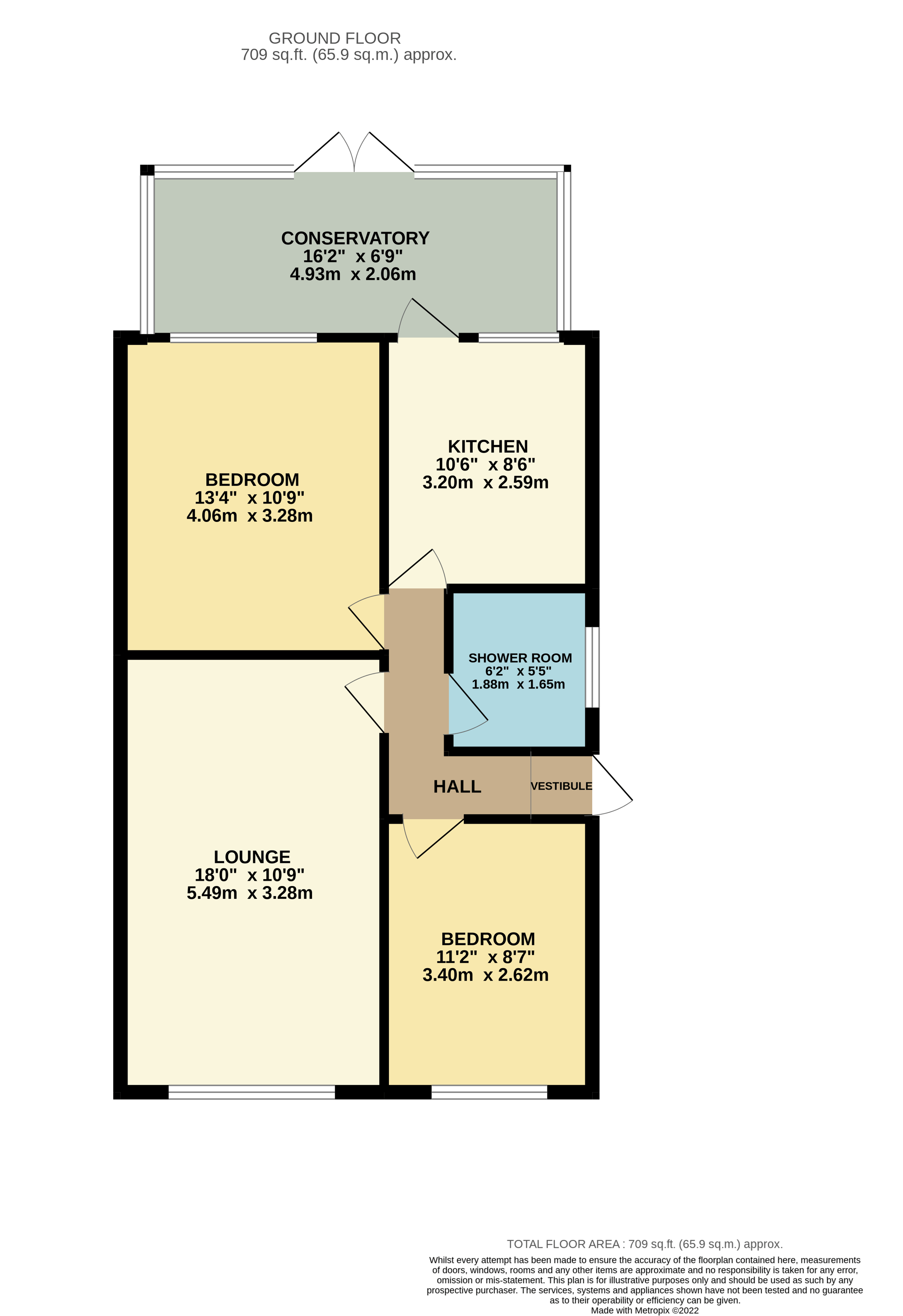 Bromley Cross Road, Bromley Cross, Bolton BL7, 2 bedroom bungalow for