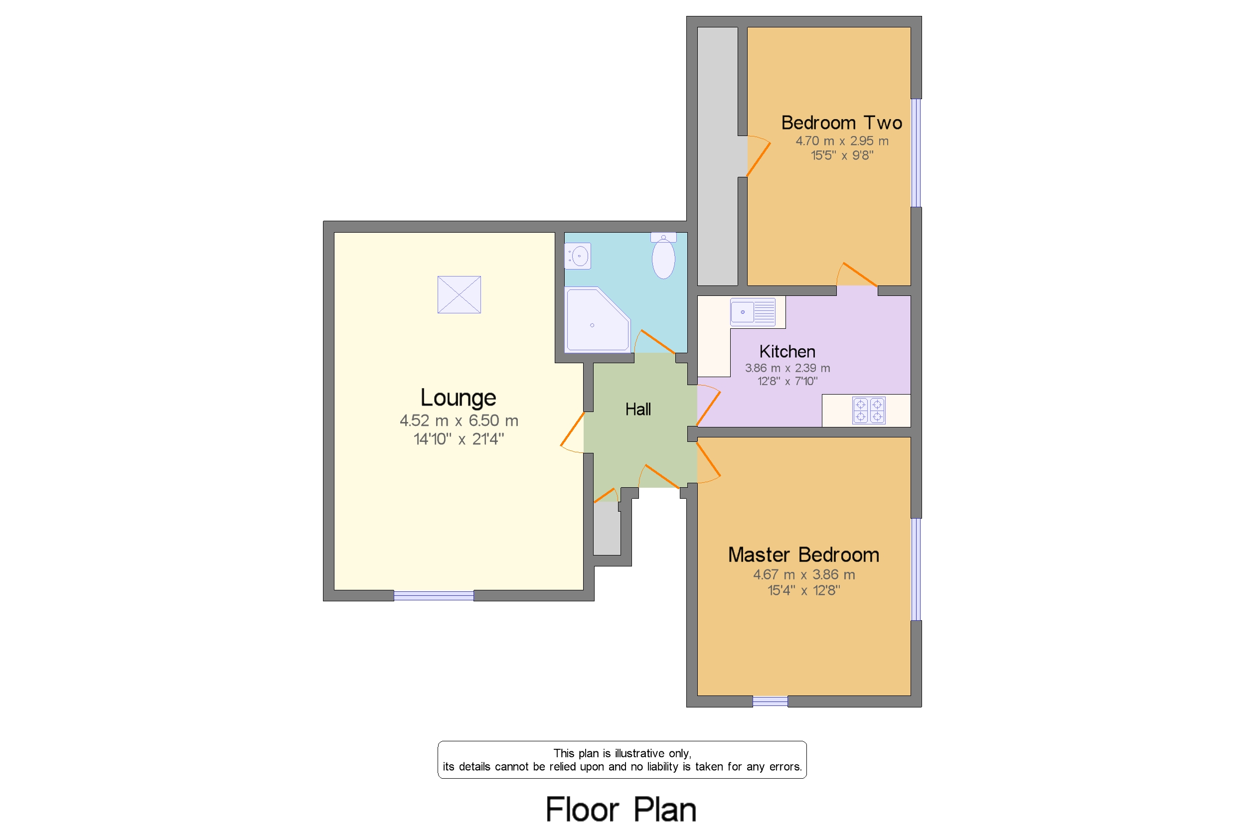 Glen Eldon Road, Lytham St Anne's, Lancashire, England FY8, 2 bedroom