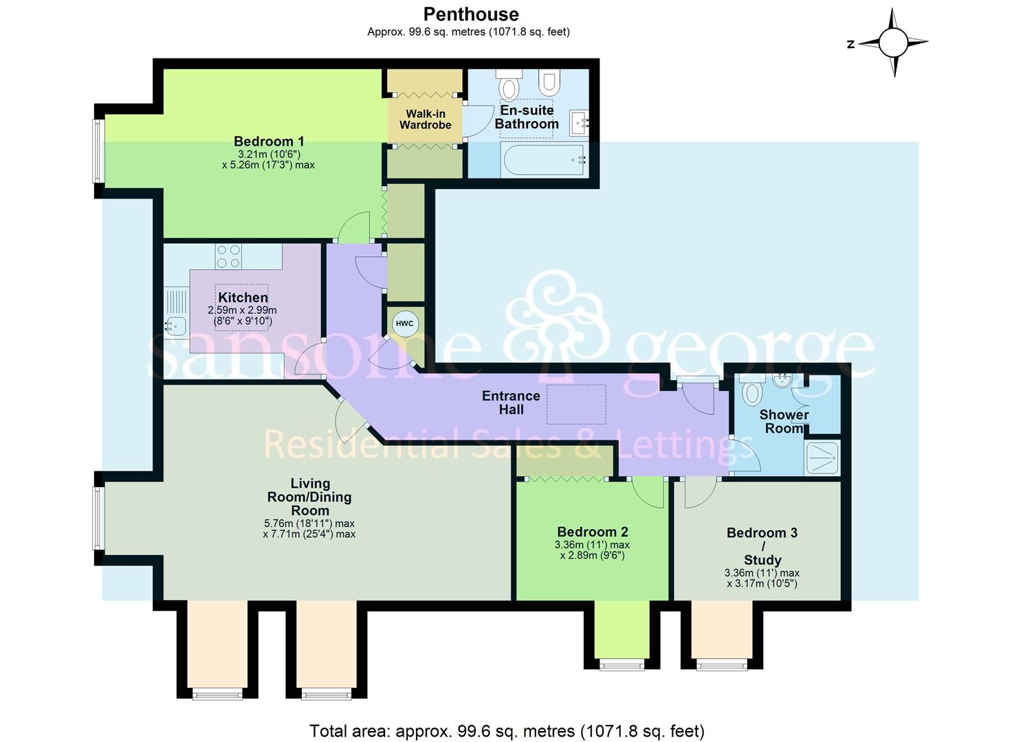 Park Lane, Tilehurst, Reading RG31, 3 bedroom flat for sale 64124475