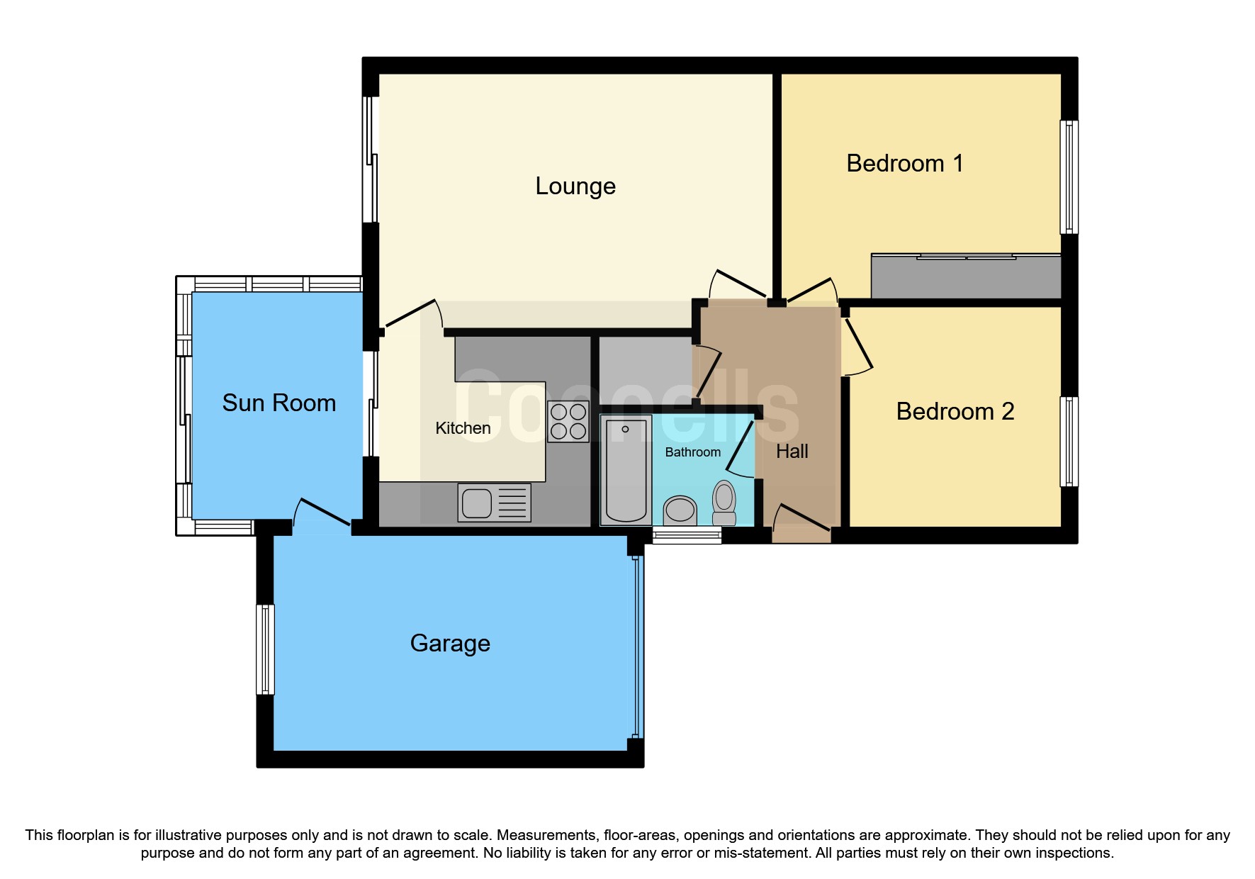 Jellicoe Crescent, Shifnal TF11, 2 bedroom detached bungalow for sale