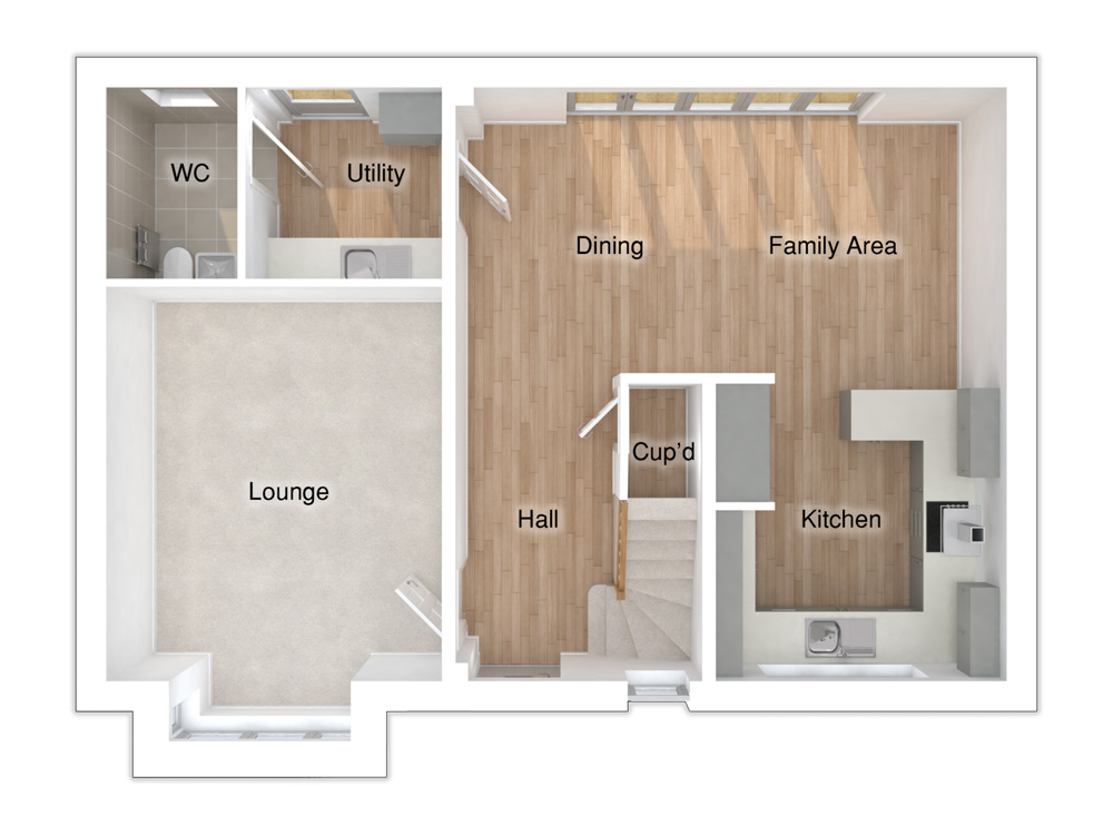 "Wexford" at Main Road, High Harrington, Workington CA14, 4 bedroom
