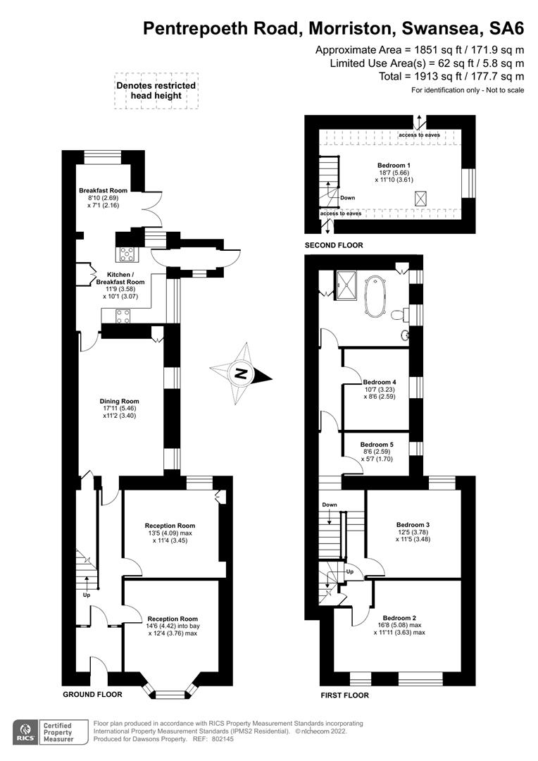 Pentrepoeth Road, Morriston, Swansea SA6, 5 bedroom semidetached house for sale 60749317