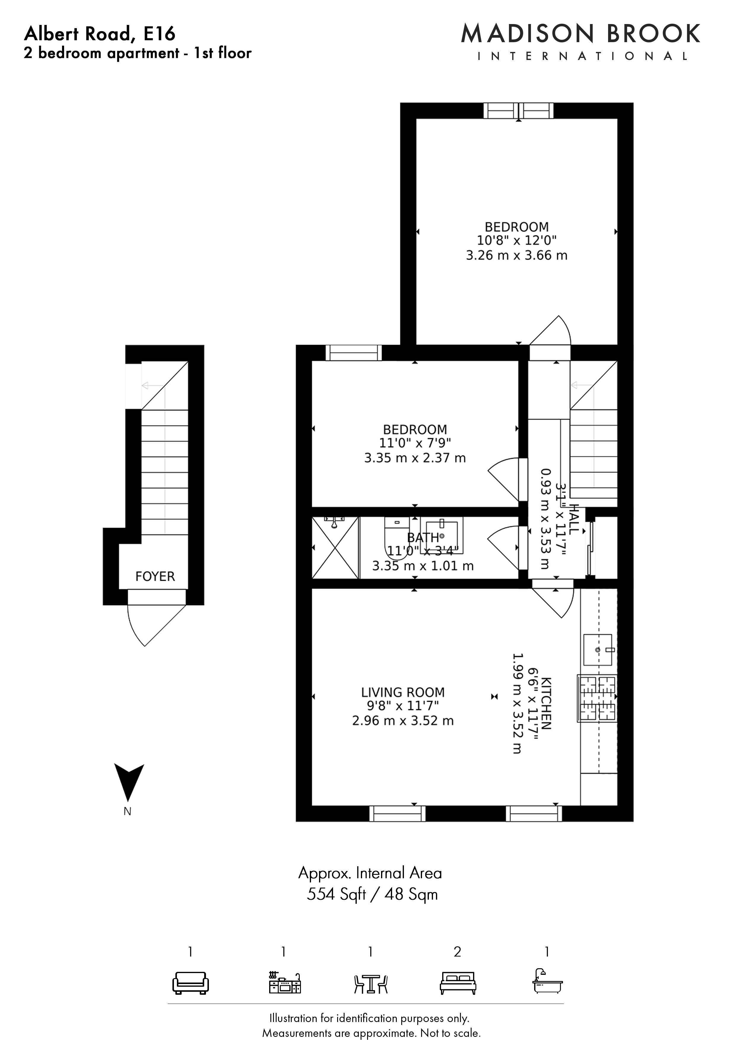 Albert Road, North Woolwich E16, 2 bedroom flat for sale 60253836
