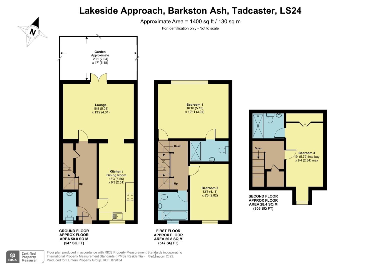 Lakeside Approach, Barkston Ash, Tadcaster LS24, 3 bedroom town house