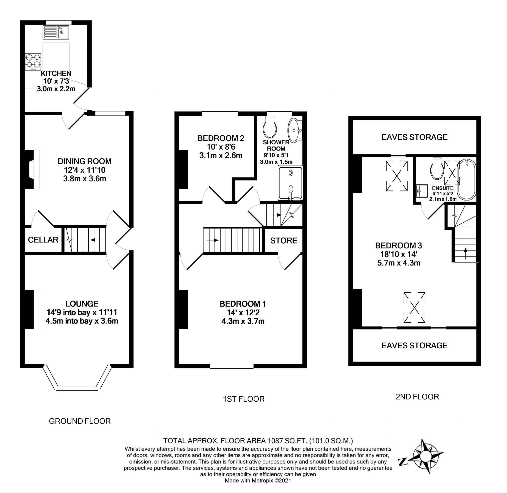 67, Onslow Road, Greystones S11, 3 bedroom terraced house for sale