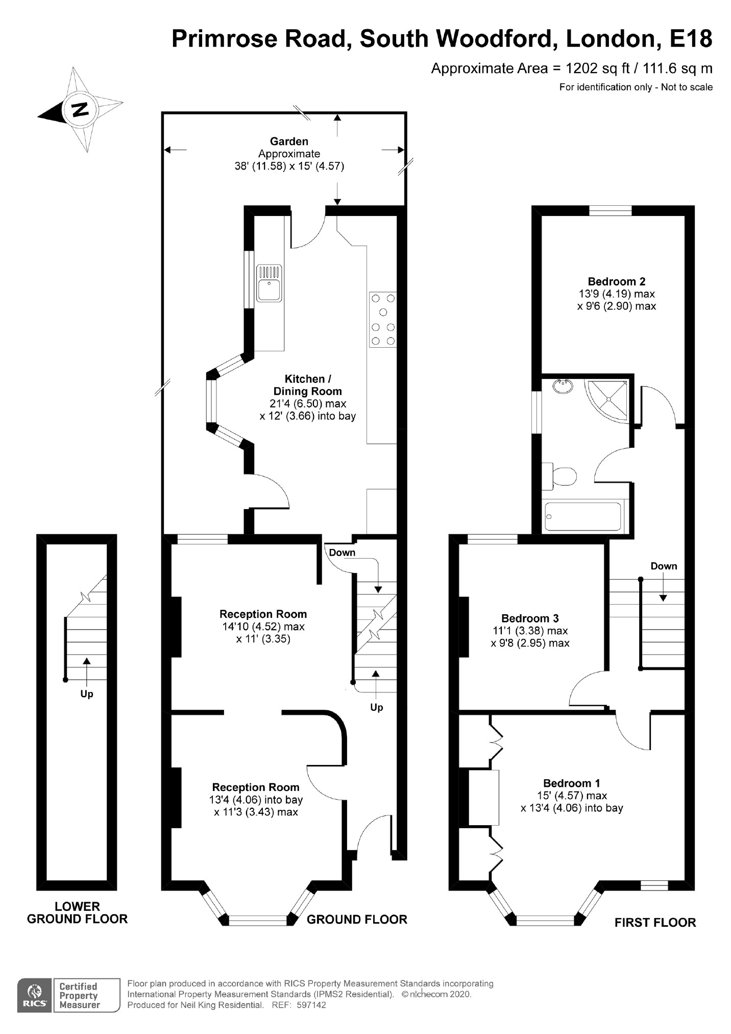 3 bed terraced house for sale in Primrose Road, South Woodford, London E18 Zoopla