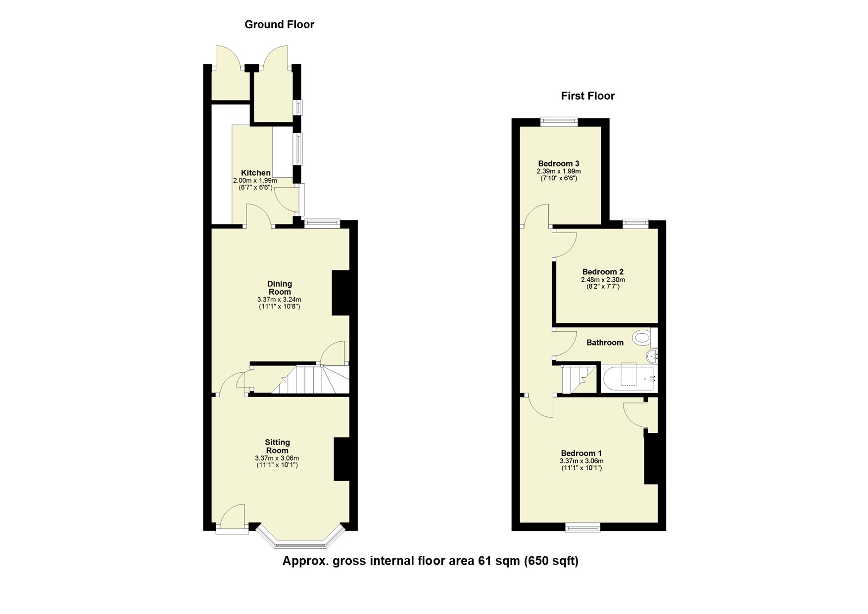 High Street, Chesterton, Cambridge CB4, 3 bedroom terraced house for