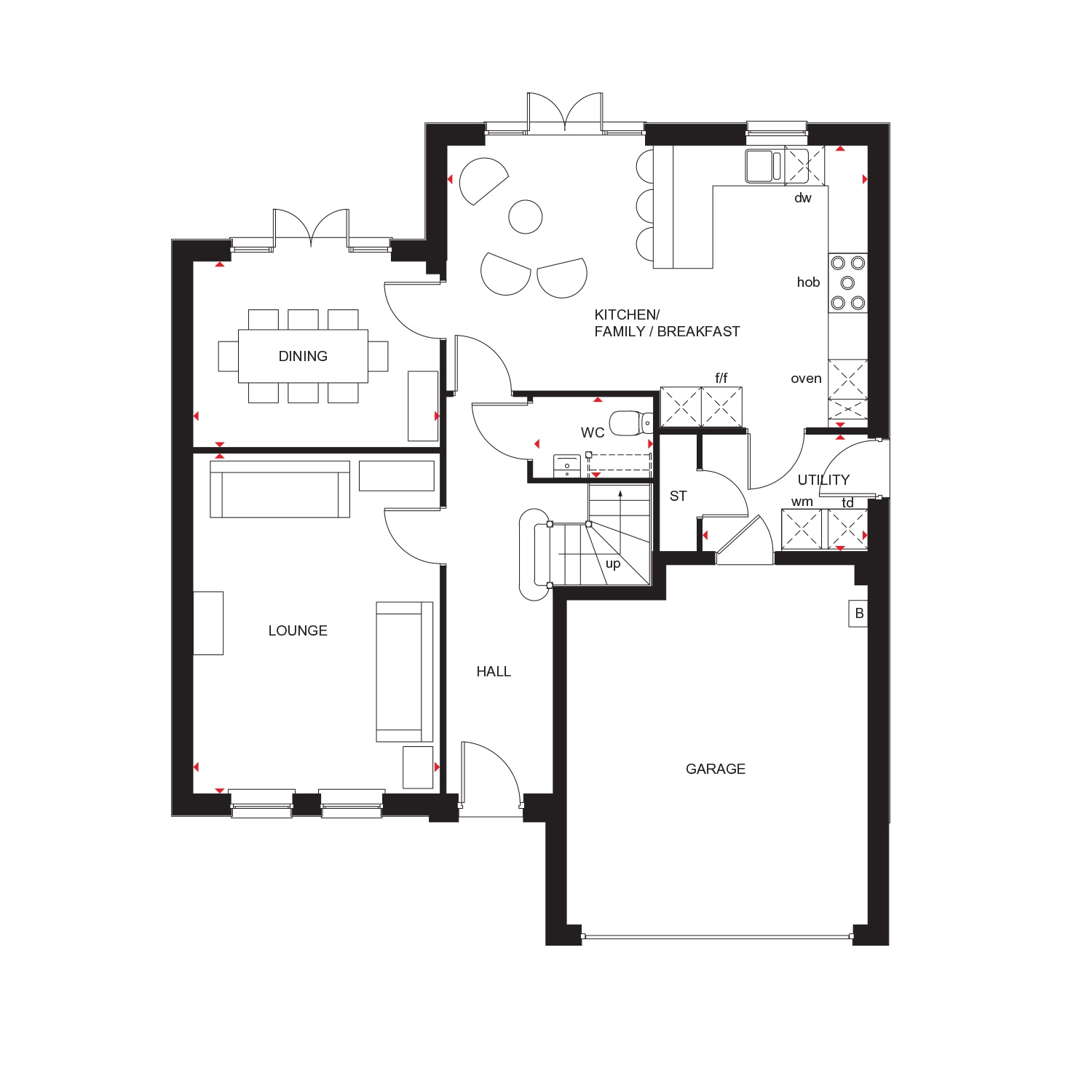 "Colville" at 2 Crawford Road, East Calder, Livingston EH53, 4 bedroom