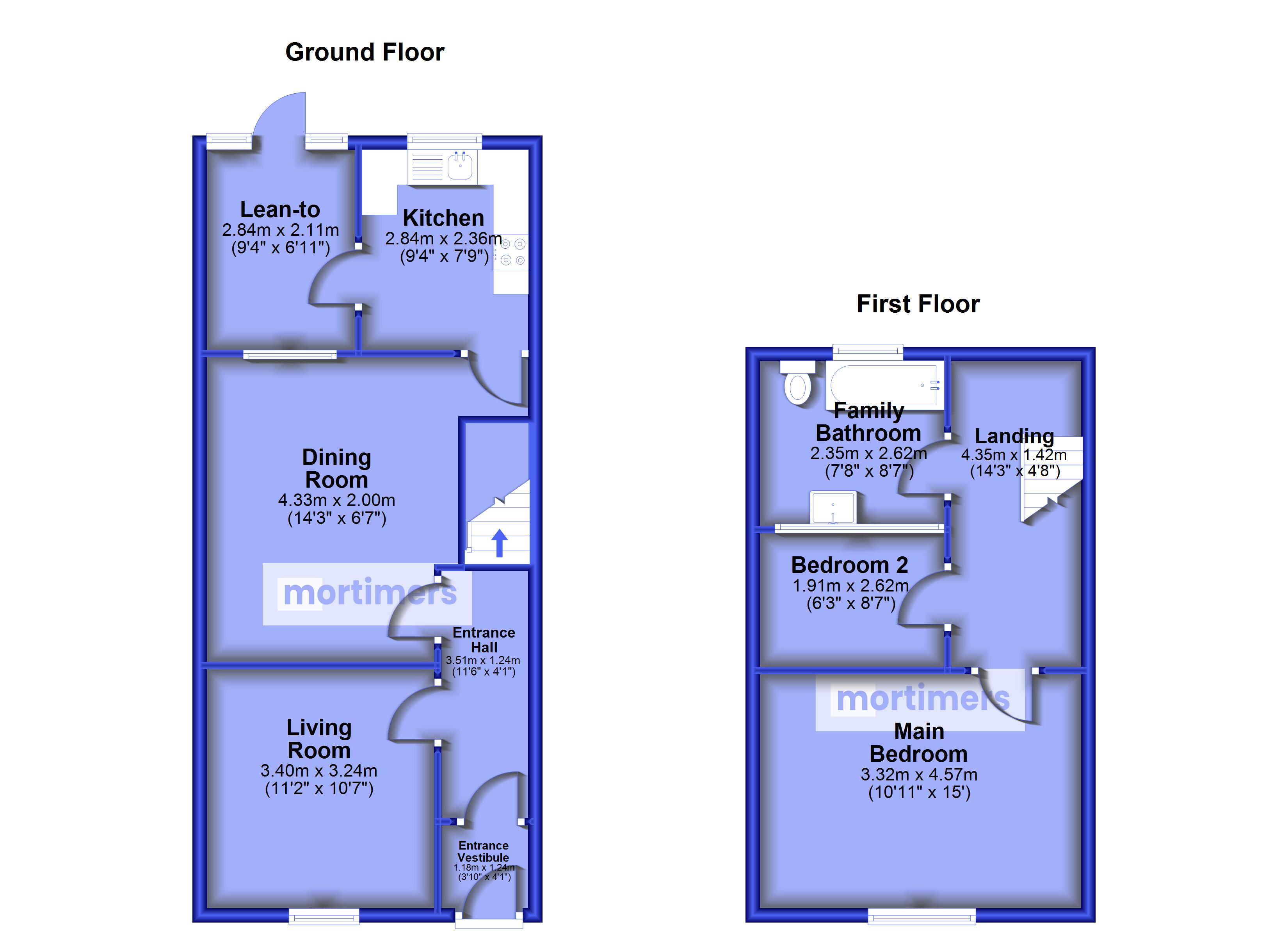 New Lane, Oswaldtwistle, Accrington, Lancashire BB5, 2 bedroom terraced