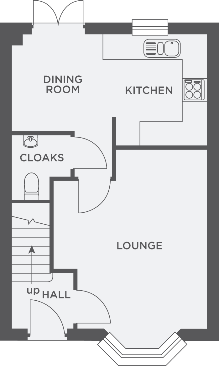 "The Landulph Nansledan" at Newquay TR8, 3 bedroom end terrace house for sale 66882581