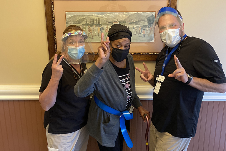 Patient injured fleeing fire regains independence at Life Care of Hixson