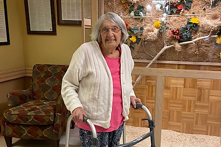 100yearold rehabs at Life Care of BrucetonHollow Rock after COVID