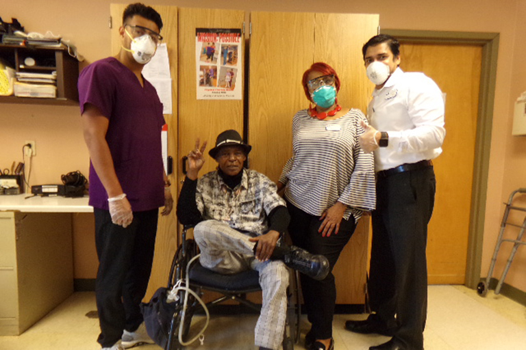 Life Care of Kansas City helps relieve shoulder pain for Sharon Wyatt