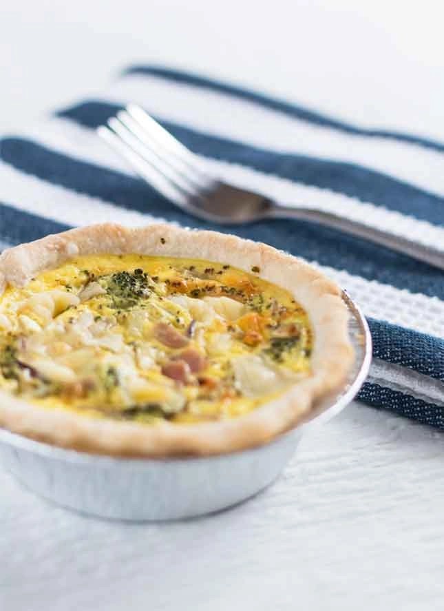 Mini Ham & Cheese Quiches Recipe LC Living