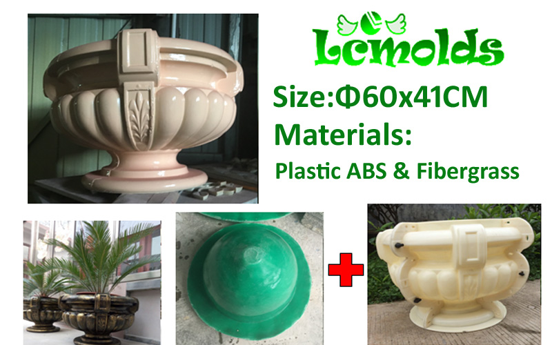 Garden Concrete Flower Pots Molds
