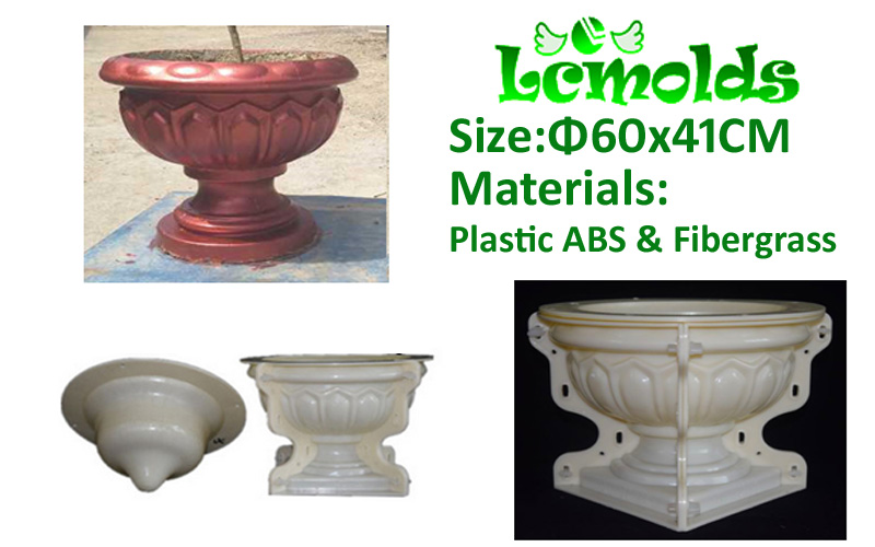 Garden Concrete Flower Pots Molds
