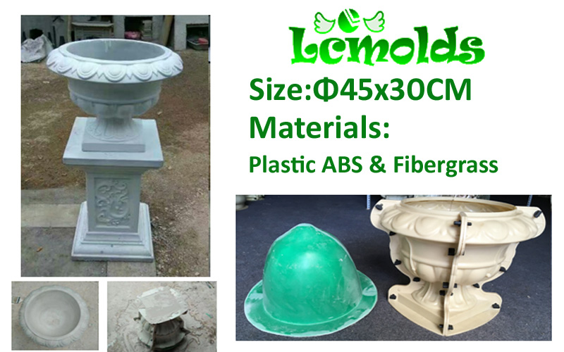 Garden Concrete Flower Pots Molds