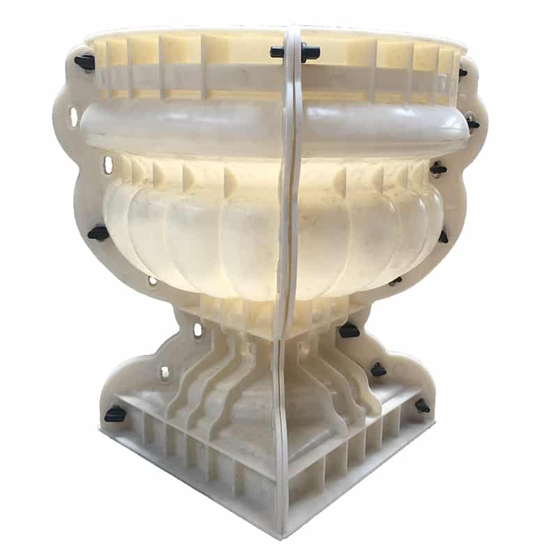 Plastic Concrete Planter Molds For Garden