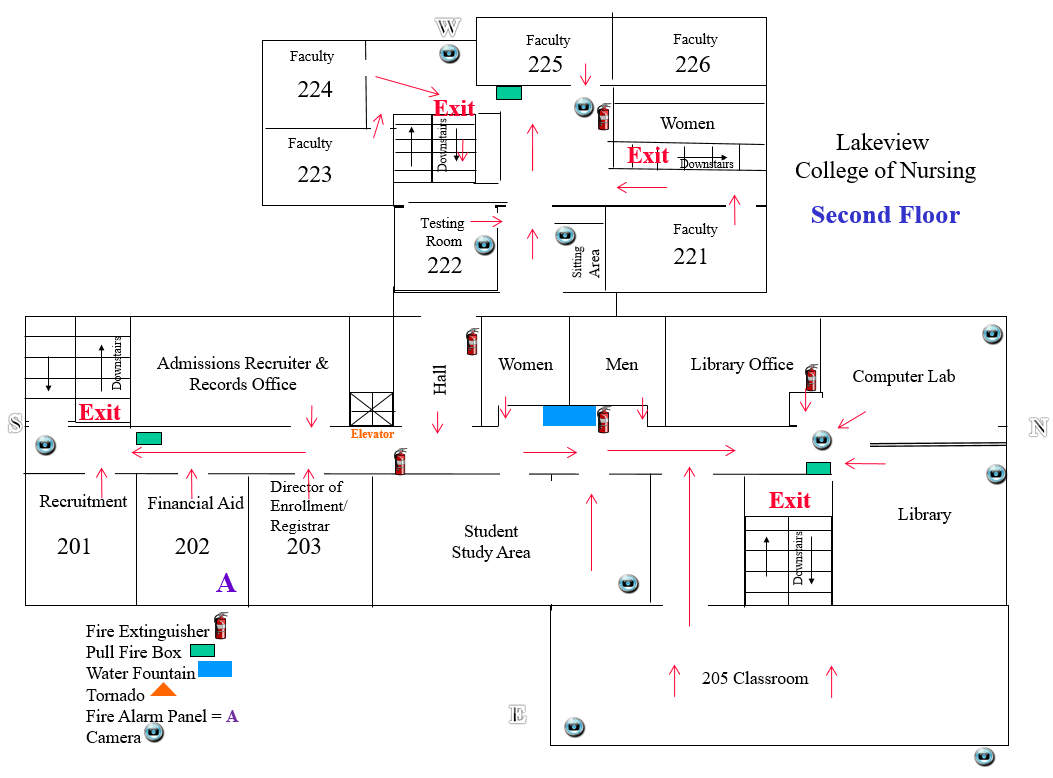 Floor Plans Lakeview College of Nursing
