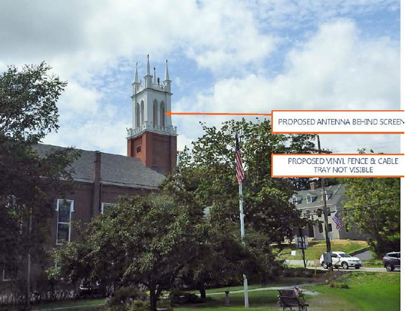 Verizon Proposes Antennas in Bell Tower of Second Congregational Church