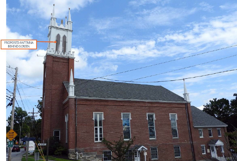Verizon Proposes Antennas in Bell Tower of Second Congregational Church