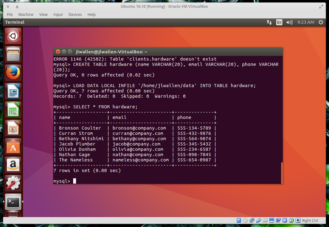 An Introduction to MySQL