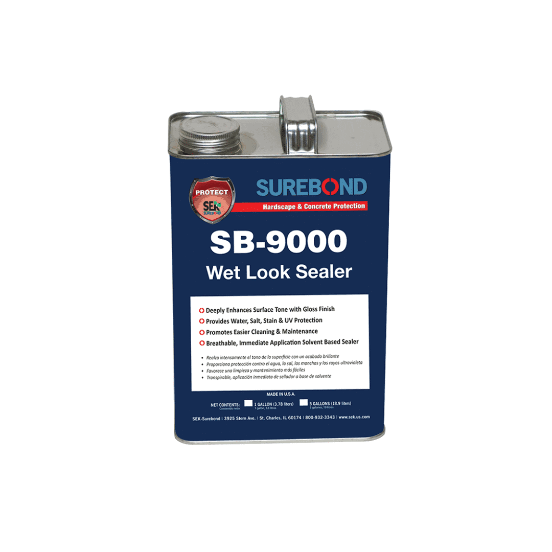 Surebond?? SB9000 Wet Look Sealer Solvent Based Lowcountry Paver