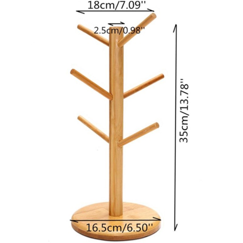 Wooden Coffee Mug Tree - Life Changing Products