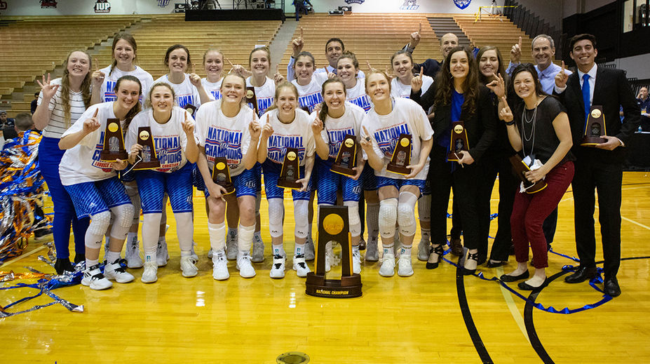 LCU Lady Chaps Claim Second National Championship in DoubleOvertime Win