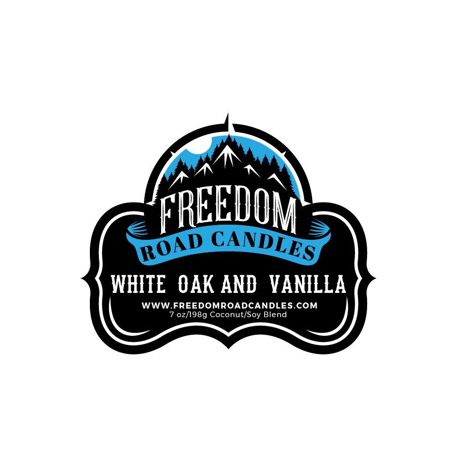 Freedom Road CandlesCandle Company Label for Candle Jars Design Contest