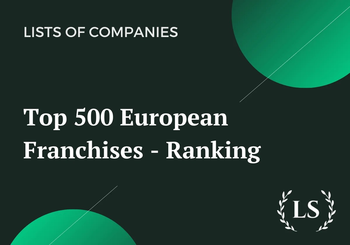 B2B list building Top 500 European Franchises Ranking