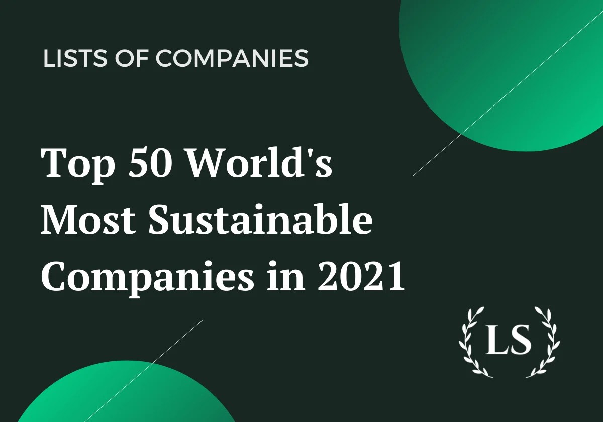 Top 50 World's Sustainable Companies Leading Solution