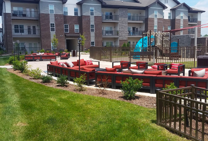 The Lodges on South English Station Road Apartments Land Design